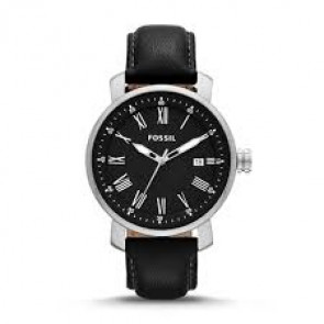 Bracelet de montre Fossil BQ1015 Cuir Noir 20mm