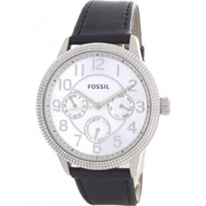 Bracelet de montre Fossil BQ1503 Cuir Noir 22mm