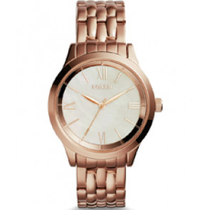 Bracelet de montre Fossil BQ1756 Acier inoxydable Rosé 18mm