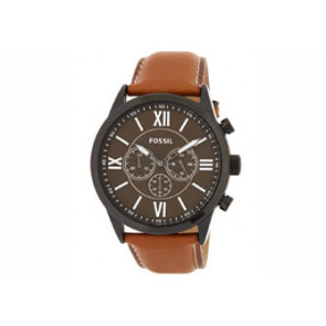 Bracelet de montre Fossil BQ2041 Cuir Brun 26mm