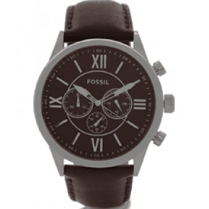 Bracelet de montre Fossil BQ2087 Cuir Brun 26mm