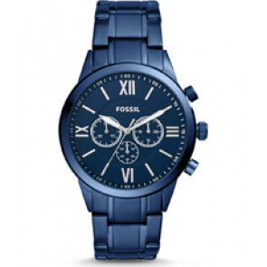 Bracelet de montre Fossil BQ2191 Acier inoxydable Bleu 26mm