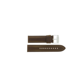 Bracelet de montre Fossil BQ2309 Cuir Brun 22mm
