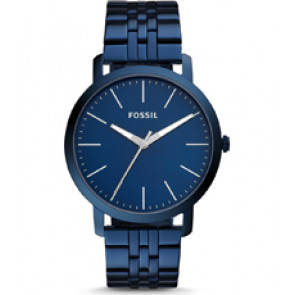 Bracelet de montre Fossil BQ2324 Acier inoxydable Bleu 22mm