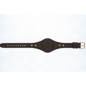 Bracelet de montre Fossil BQ3065 Cuir Brun 18mm