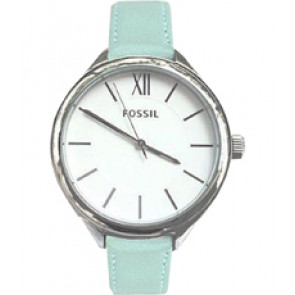 Bracelet de montre Fossil BQ3080 Cuir Vert 14mm