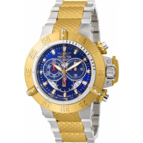 Bracelet de montre Invicta 80507 / 80509 Acier inoxydable Bicolore