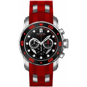 Bracelet de montre Invicta 40475 Caoutchouc Bicolore