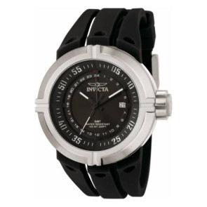 Bracelet de montre Invicta 0832.01 Caoutchouc Noir
