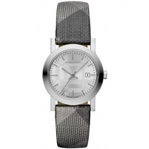 Bracelet de montre Burberry BU1873 Cuir/Plastique Bicolore 16mm