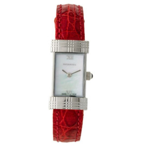 Bracelet de montre Burberry BU4551 Cuir Rouge 13mm