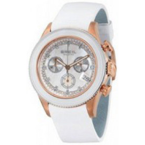 Bracelet de montre Breil BW0516 Cuir Blanc