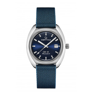Bracelet de montre Certina C604022915 Nylon Bleu 20mm