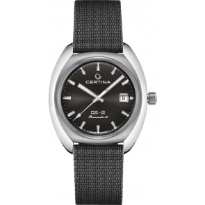 Bracelet de montre Certina C604022916 Textile Gris 20mm