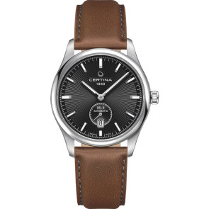 Bracelet de montre Certina C0334281605100 / C610022598 Cuir Brun 21mm