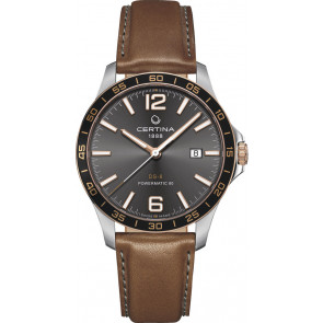 Bracelet de montre Certina C600021299 Cuir Brun 20mm