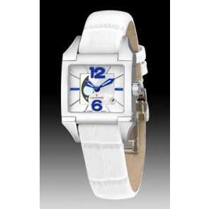 Bracelet de montre Candino C4360-1 Cuir Blanc 17mm
