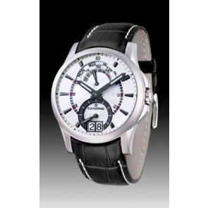 Bracelet de montre Candino C4387-2 Cuir Noir 22mm