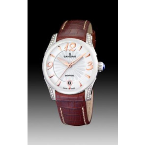 Bracelet de montre Candino C4406 / C4419-2 Cuir Brun 18mm