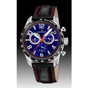 Bracelet de montre Candino C4429-2 Cuir Noir 22mm