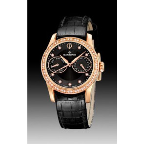 Bracelet de montre Candino C4448-3 Cuir Noir 17mm