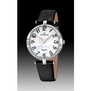 Bracelet de montre Candino C4601-4 Cuir Noir 3mm