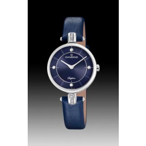 Bracelet de montre Candino C4658-3 Cuir Bleu