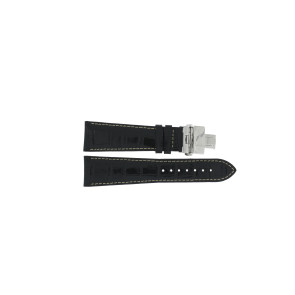 Bracelet de montre Certina C600013742 Cuir Noir 23mm