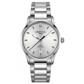 Bracelet de montre Certina DS-2 / C0244101103120A / C605018380 Acier inoxydable Acier 21mm