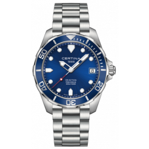 Bracelet de montre Certina C0324101104100 / C605019686 Acier inoxydable Acier 20mm