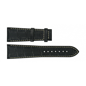 Bracelet de montre Certina C0015171601700 / C610013967 Cuir Noir 23mm