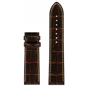 Bracelet de montre Certina C0246182603100 / C610018858 Cuir Brun 22mm