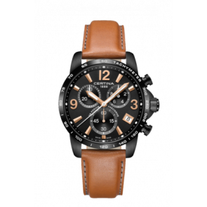 Bracelet de montre Certina CO344173605700 / C610020204 Cuir Brun 20mm