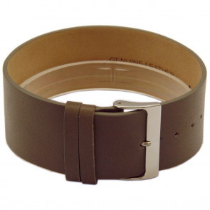 Bracelet de montre Universel CCC.1032 / Z032 Cuir Brun 28mm