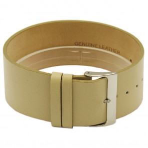 Bracelet de montre Universel CCC.1033 / Z033 Cuir Beige 28mm