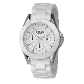 Bracelet de montre (Combinaison bracelet + cas) Fossil CE1002 Céramique Blanc