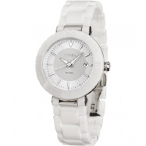 Bracelet de montre Fossil CE1030 Céramique Blanc 16mm