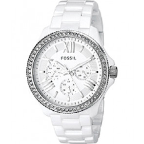Bracelet de montre Fossil CE1081 Céramique Blanc 20mm