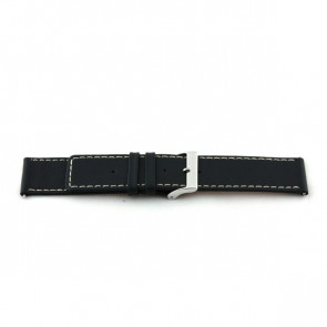 Bracelet de montre Universel J310 Cuir Noir 26mm