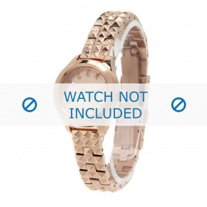 Bracelet de montre Diesel DZ5412 Acier inoxydable Plaqué or 10mm