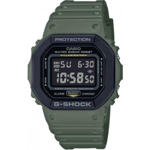 Bracelet de montre Casio DW-5610SU-3 Plastique Vert