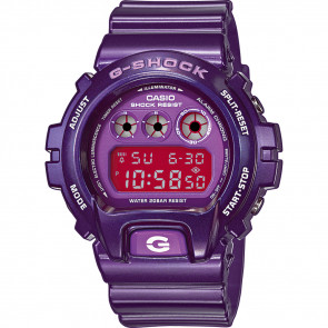 Casio bracelet de montre 10332044 En caoutchouc Violet 16mm 
