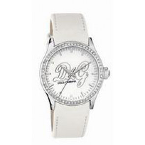 Bracelet de montre Dolce & Gabbana DW0269 Cuir Blanc 20mm