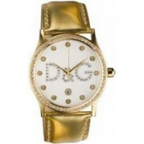 Bracelet de montre Dolce & Gabbana DW0390 / F360004397 Cuir Plaqué or 24mm