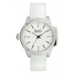 Bracelet de montre Dolce & Gabbana DW0746 Caoutchouc Blanc 18mm