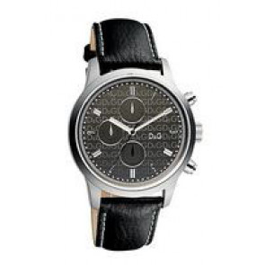 Bracelet de montre Dolce & Gabbana DW0751 Cuir Noir 21mm