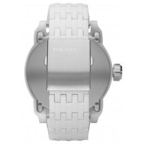 Bracelet de montre Diesel DZ1461 Plastique Blanc 28mm