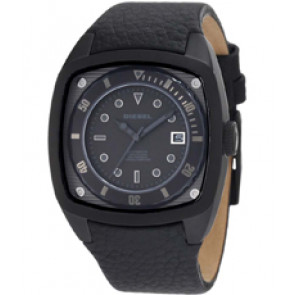 Bracelet de montre Diesel DZ1492 Cuir Noir 24mm