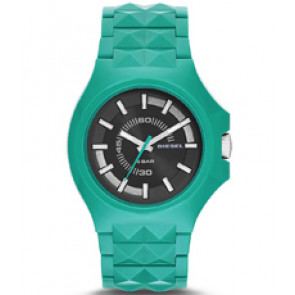 Bracelet de montre Diesel DZ1648 Plastique Turquoise 26mm