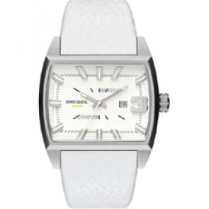 Bracelet de montre Diesel DZ1705 Cuir Blanc 30mm
